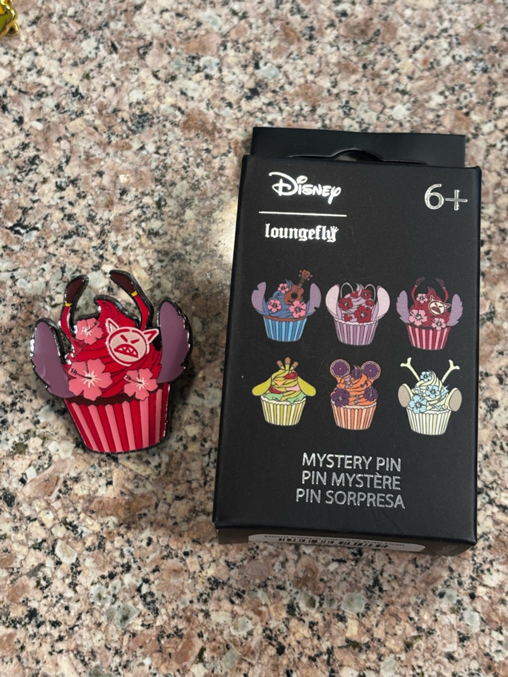 Loungefly Disney Stitch & Experiments Cupcake Blind Box Enamel Pin-Leroy